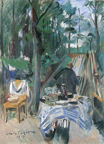 Lovis Corinth Kegelbahn oil painting image